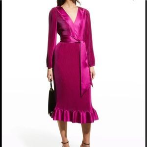 Milly Viviana Pleated Dress Size 6